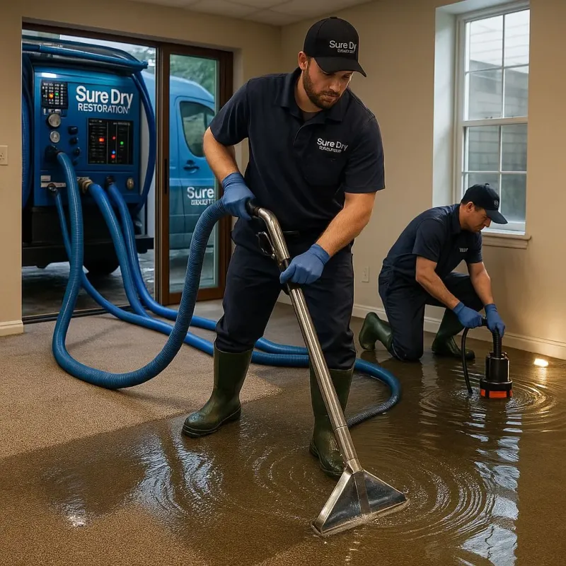 Water Extraction and Removal process in Roeland Park, KS
